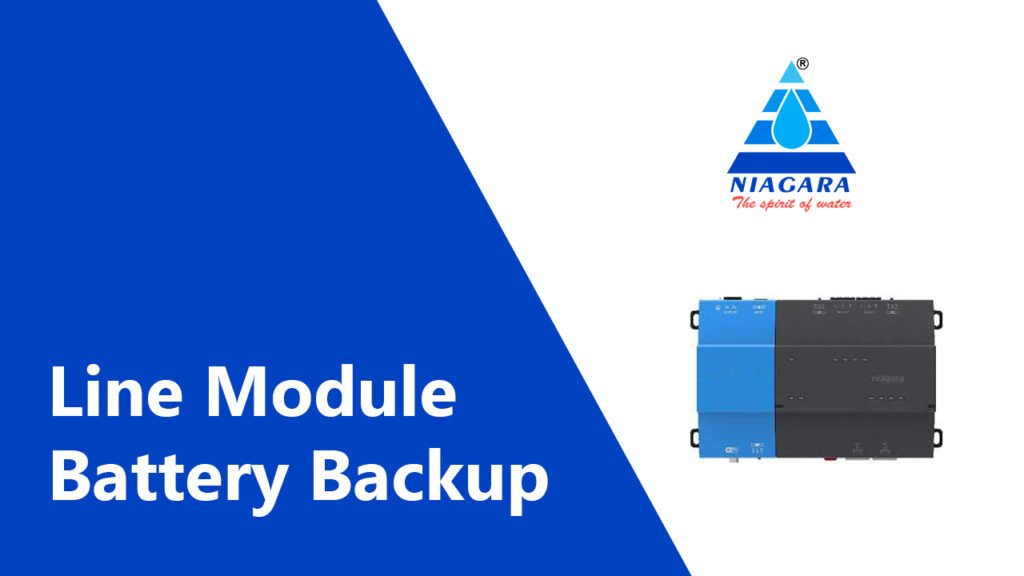 Line module battery backup